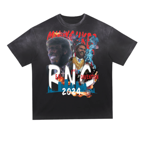 RNC（Black）Classic Wash Gradient T-shirt - 250 GSM