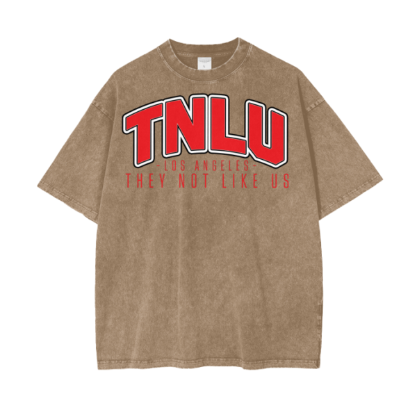 TNLU March Acid Wash Oversize T-Shirt - 250 GSM - Image 5