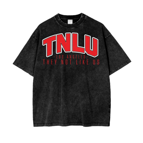 TNLU March Acid Wash Oversize T-Shirt - 250 GSM - Image 7