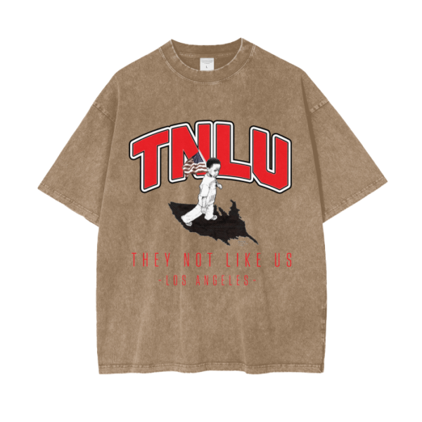 TNLU ALUMM Acid Wash Oversize T-Shirt - 250 GSM - Image 5